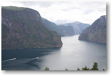 aurlandsfjorden - blick richtung nordwesten