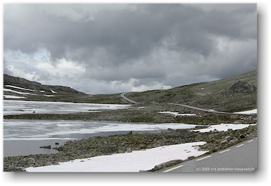snvegen - eisbedeckte bergseen