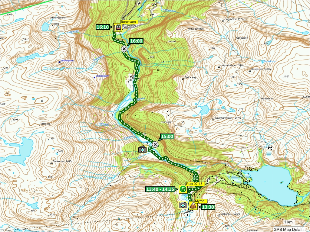 wanderung bei nigardsbreen vom parkplatz zum gletscherende und zurck