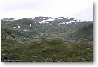 auf der passstrasse nummer 55 richtung sognefjell