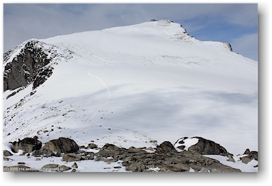 blick vom keilhaus topp auf den gipfel des galdhpiggen, N