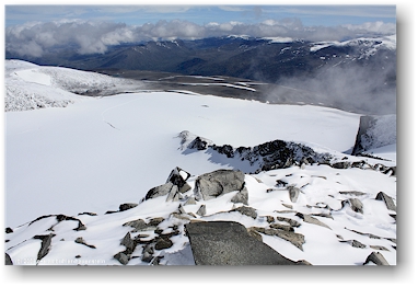 blick vom galdhpiggen richtung westen