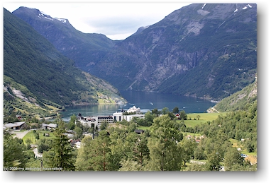 geiranger, N mit geirangerfjord