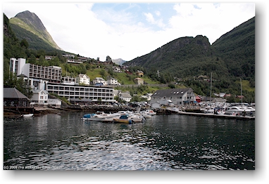 hotelkomplex in geiranger, N