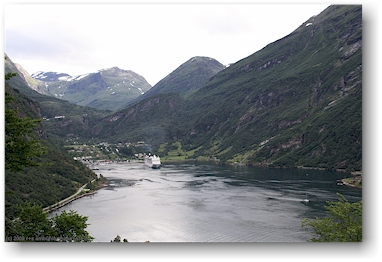 geirangerfjord mit geiranger, N