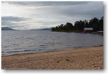 sandstrand am see femund
