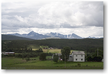 blick von der strasse nummer 29 bei folldal, N