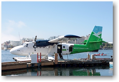 wasserflugzeug der westcoast air im hafen von victoria, vancouver island, CAN