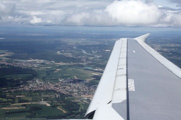 blick kurz nach dem start richtung jura