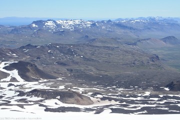 blick vom snaefellsjoekull richtung snaefellsnes