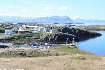 blick von der kirche auf stykkisholmur