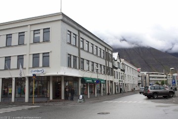 stadtzentrum von isafjoerdur