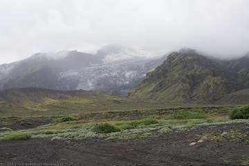 gigjoekull - gletscher am fuss des eyjafjallajoekull