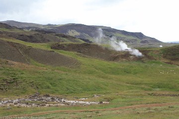 geothermische zonen bei hveragerdi