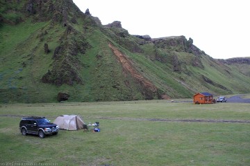unser zelt auf dem campingplatz thakgil