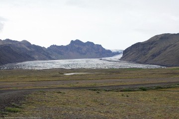 skaftafellsjoekull im skaftafell nationalpark