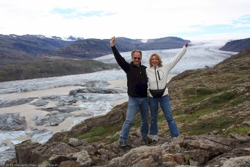 reto und susanne vor dem hoffellsjoekull