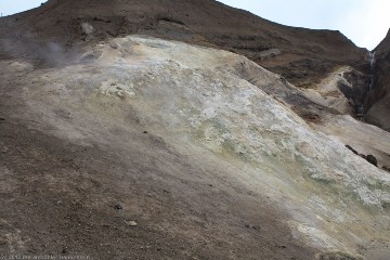 geothermisch aktiver bereich im viti beim askja