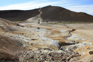 geothermisch aktive zone bei krafla