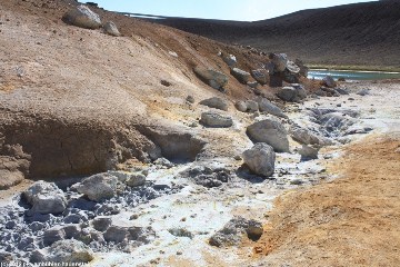 geothermisch aktive zone bei krafla