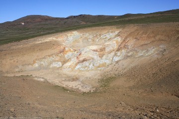 geothermisch aktive zone bei krafla
