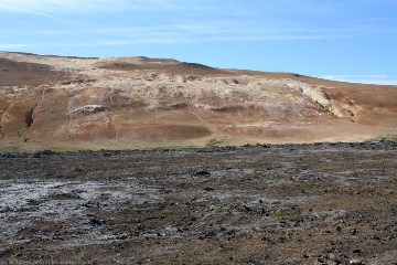 geothermisch aktive zone leirhnjukur bei krafla