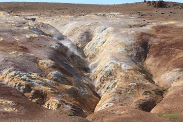 geothermisch aktive zone leirhnjukur bei krafla