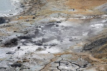 geothermisch aktive zone leirhnjukur bei krafla