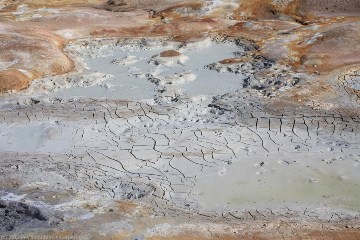 geothermisch aktive zone leirhnjukur bei krafla