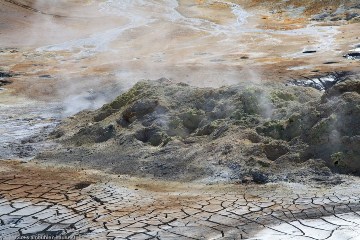 geothermisch aktive zone leirhnjukur bei krafla