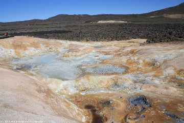 geothermisch aktive zone leirhnjukur bei krafla