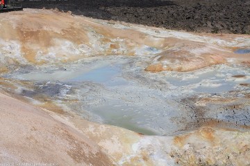 geothermisch aktive zone leirhnjukur bei krafla
