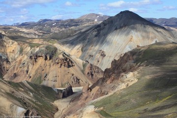 landschaft bei landmannalaugar