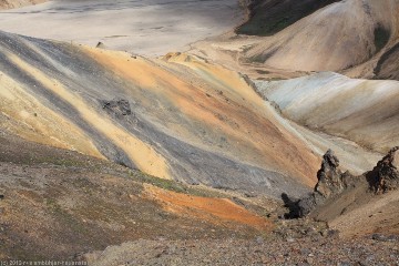 landschaft bei landmannalaugar