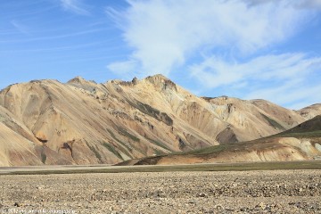 flussbett bei landmannalaugar