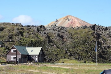 unterkunft auf dem campingplatz landmannalaugar