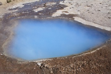 heisser pool bei geysir