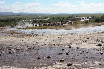 blick richtung geysir