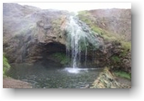 warmer wasserfall bei laugarvellir