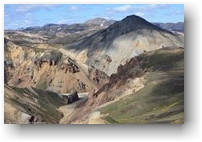 landschaft bei landmannalaugar