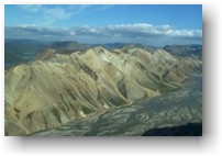 landmannalaugar aus der vogelperspektive