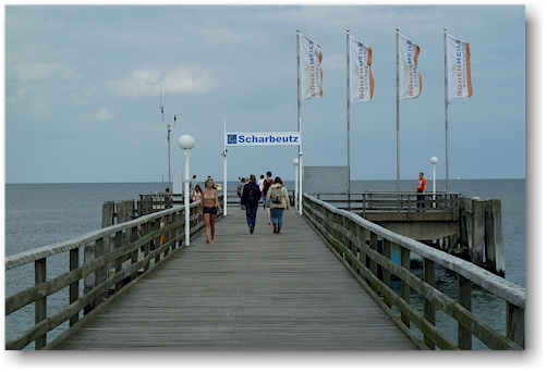 steg an der ostseekueste bei scharbeutz