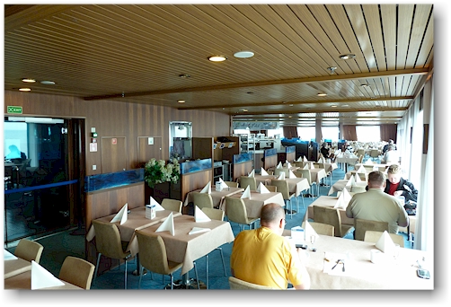 restaurant an bord der finnstar