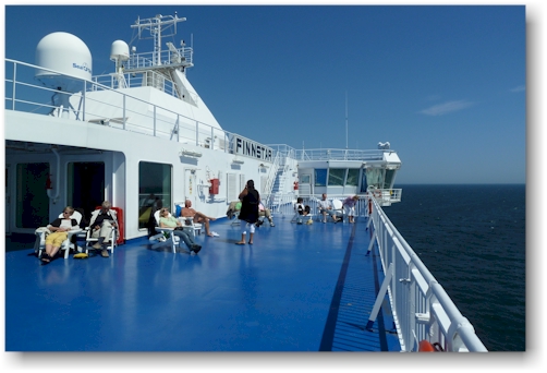 auf dem sonnendeck der finnstar
