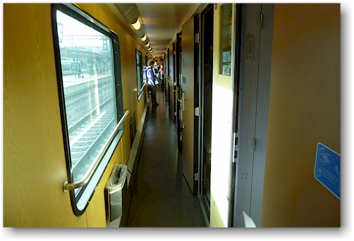 schlafwagen im autozug von helsinki nach kolari