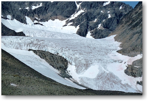 gletscher oberhalb tarfala
