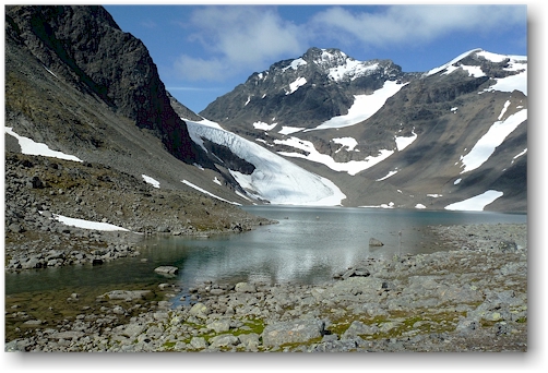 darfaljavri - bergsee bei tarfala