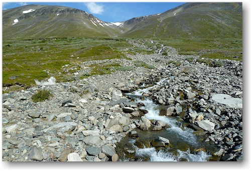 kittelbaecken, ein zufluss des laddjujohka