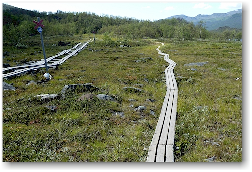 holzstege fuer motorschlitten und wanderer