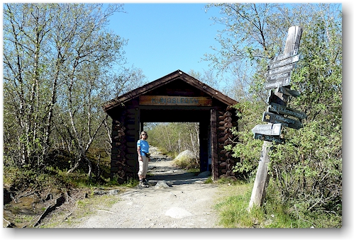 start des kungsleden in abisko